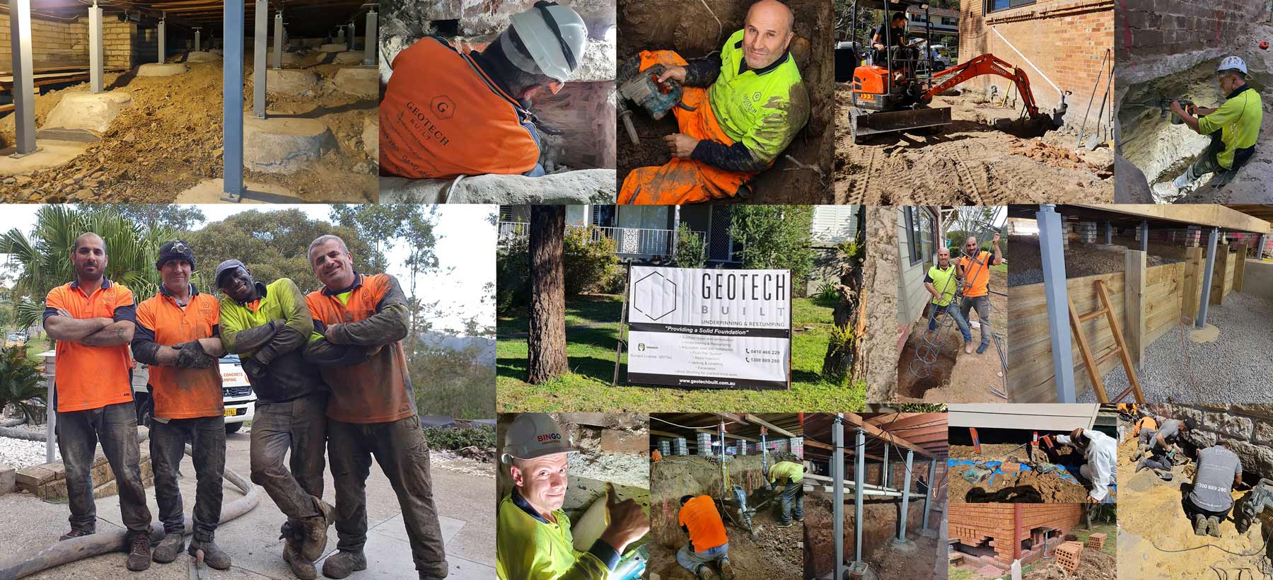 Geotech Built Restumping, Underpinning & Foundations in Sydney